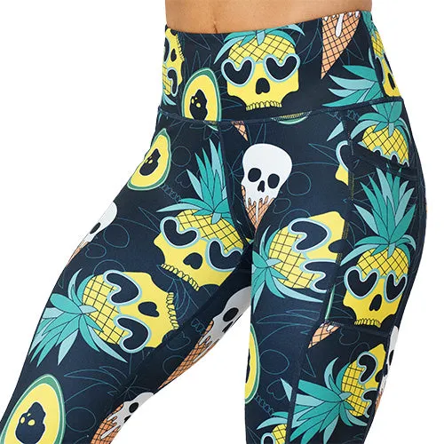 Ice Cream Skulls Leggings