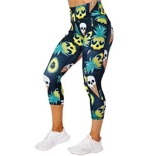 Ice Cream Skulls Leggings