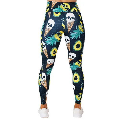 Ice Cream Skulls Leggings