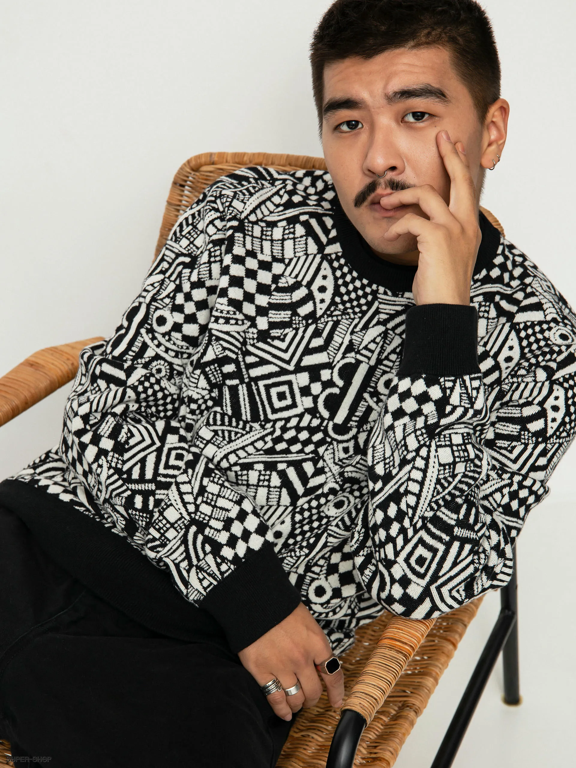 Iriedaily Crazy Fresh Sweater (black white)