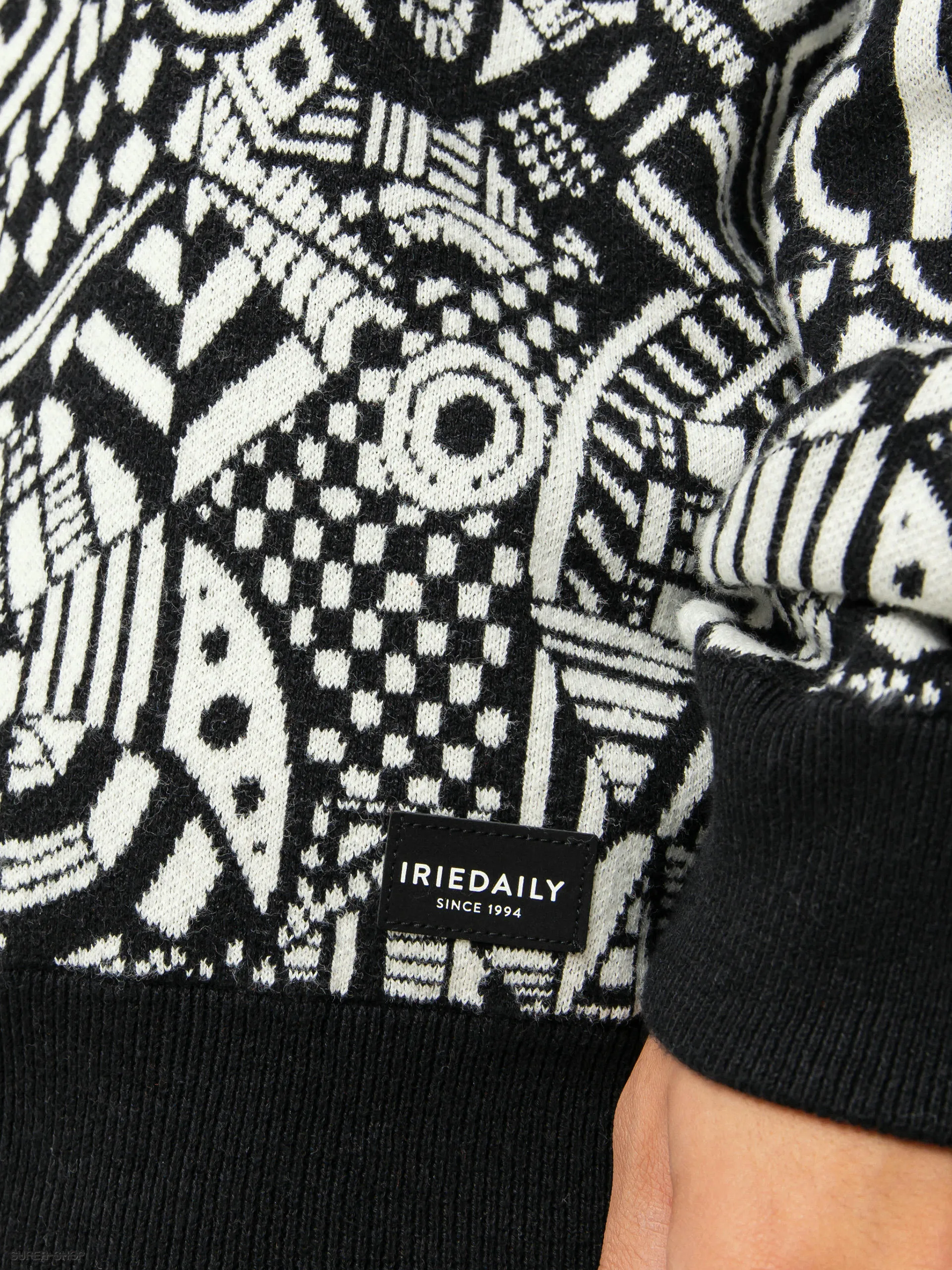 Iriedaily Crazy Fresh Sweater (black white)