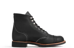 Iron Ranger Women's Short Boot in Black Boundary Leather     