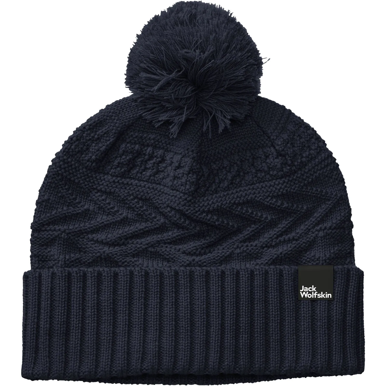 Jack Wolfskin Womens Lorelei Knit Knitted Bobble Hat