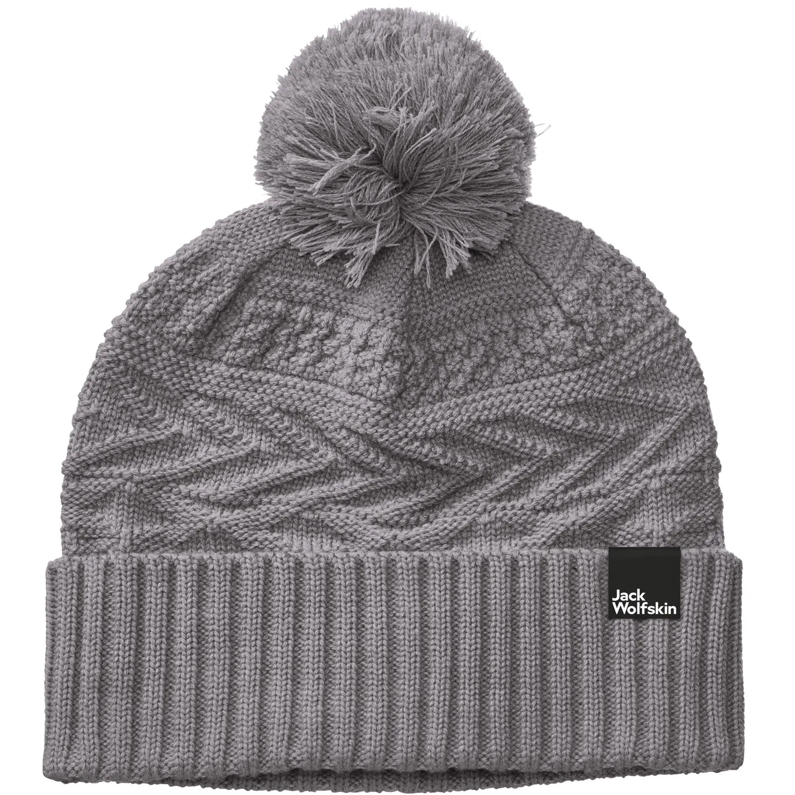 Jack Wolfskin Womens Lorelei Knit Knitted Bobble Hat