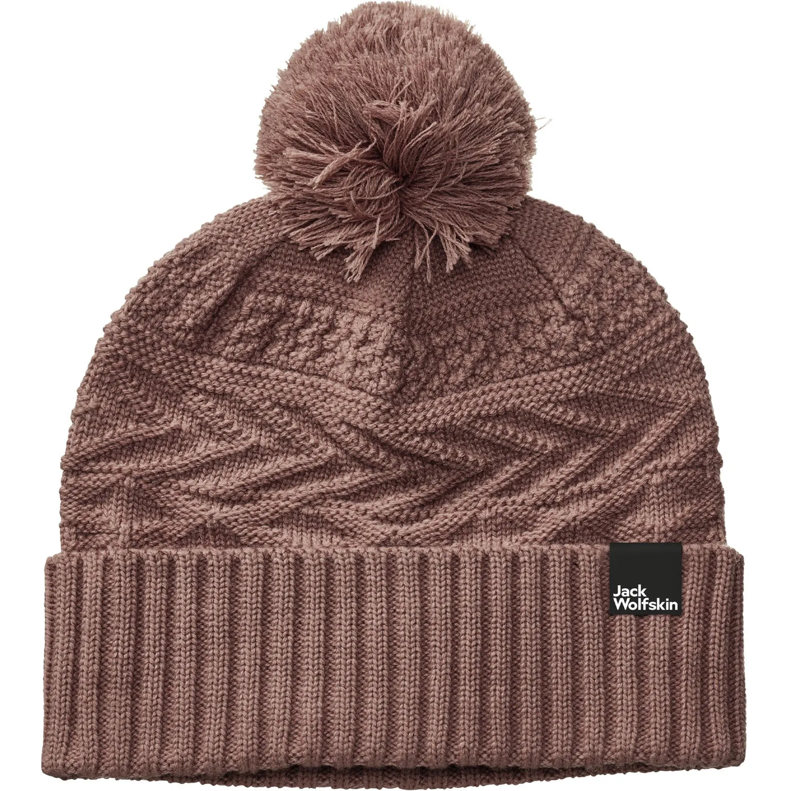 Jack Wolfskin Womens Lorelei Knit Knitted Bobble Hat