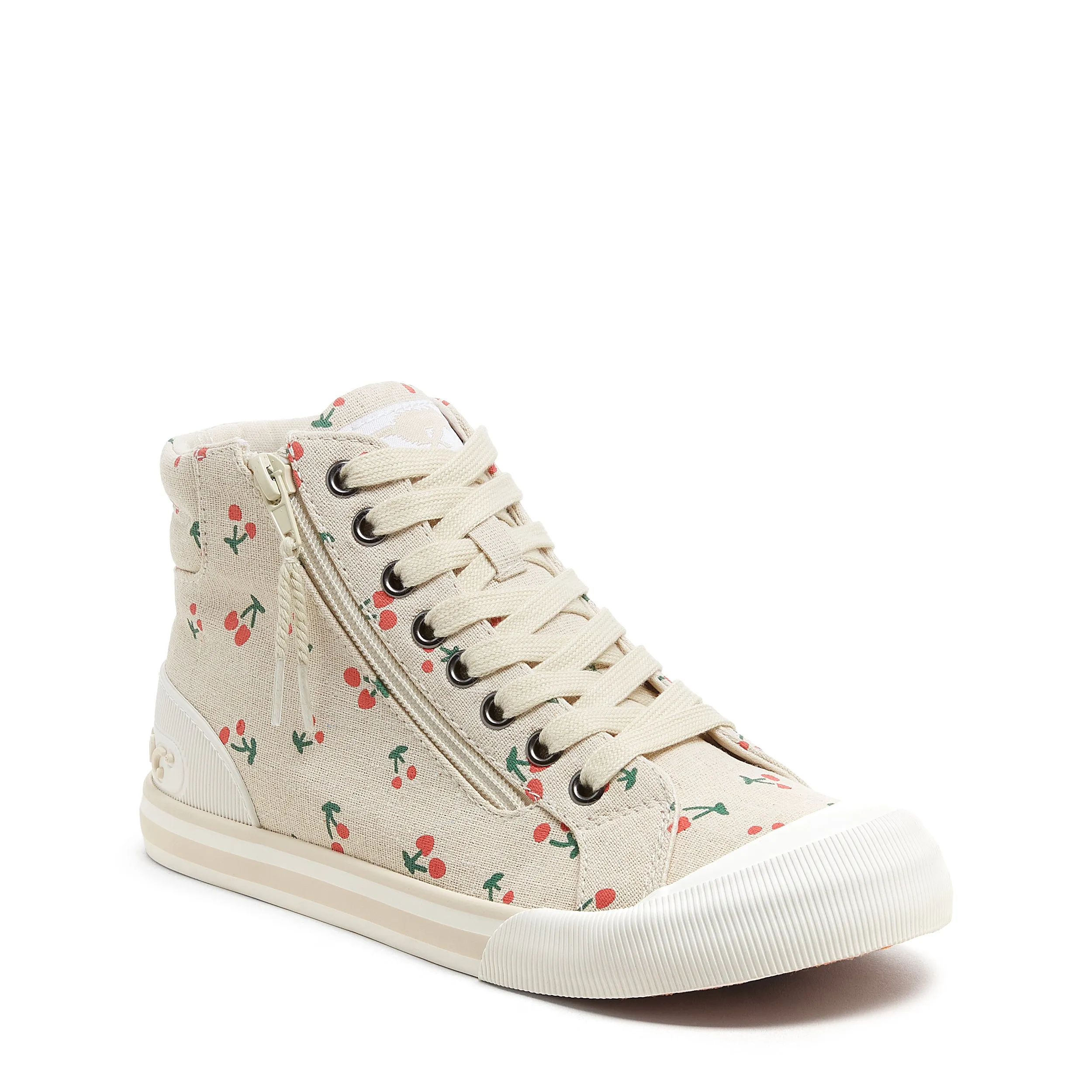 Jazzin Cherry Print High Top Sneaker