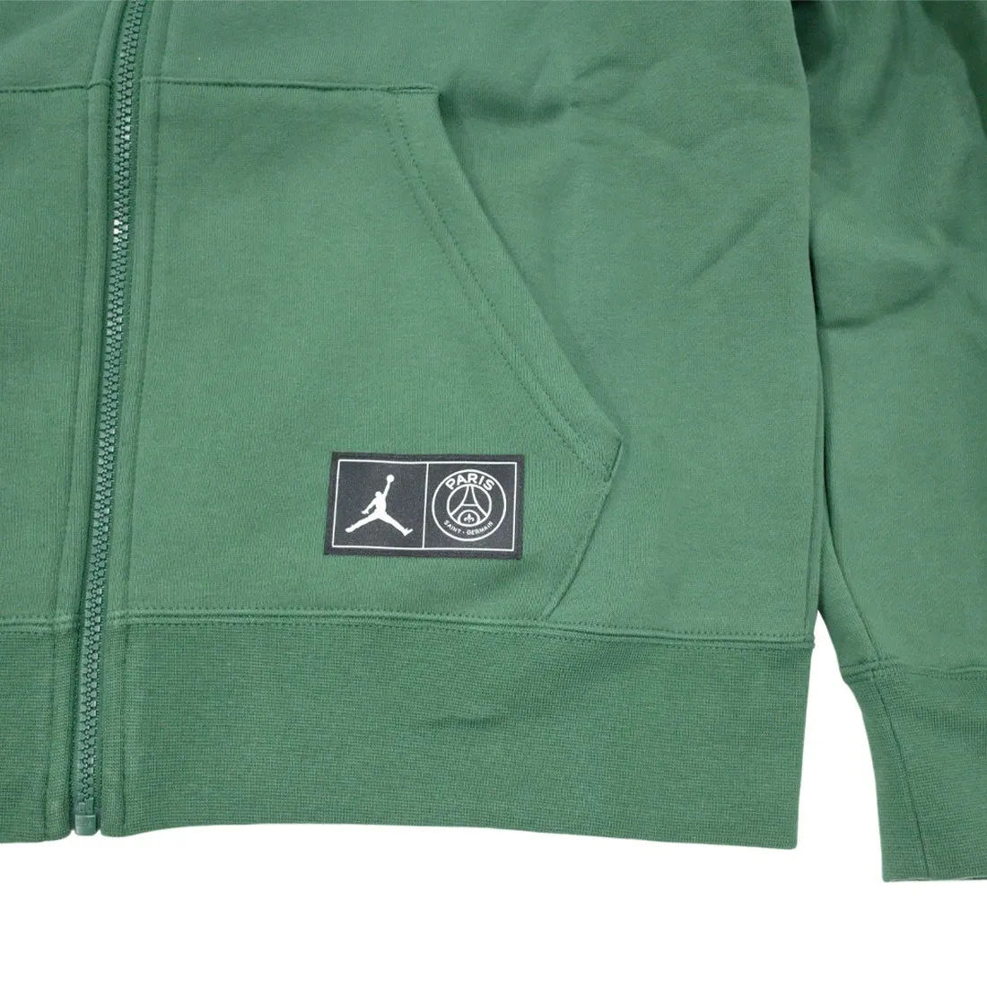 Jordan Men Paris Saint-Germain Full-Zip Hoody (noble green)