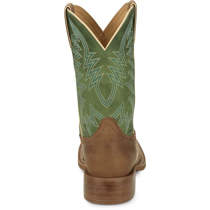 Justin Men's Big Bucks 11-In Western Boot in Tan