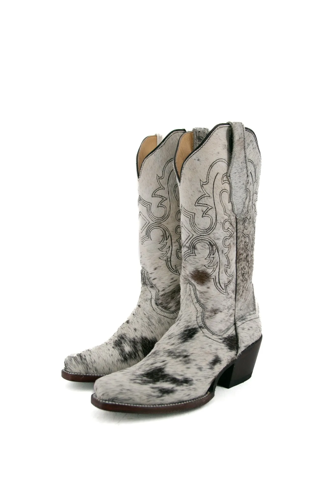 Katherine Cowhide Snip Toe Cowgirl Boot Size 7.5 Box BW11  FINAL SALE