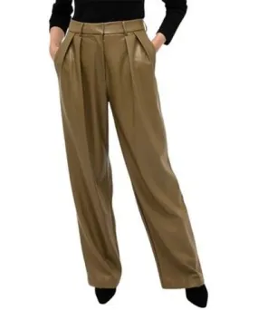 Kenneth Cole Women's Wide Leg Pleated Pants