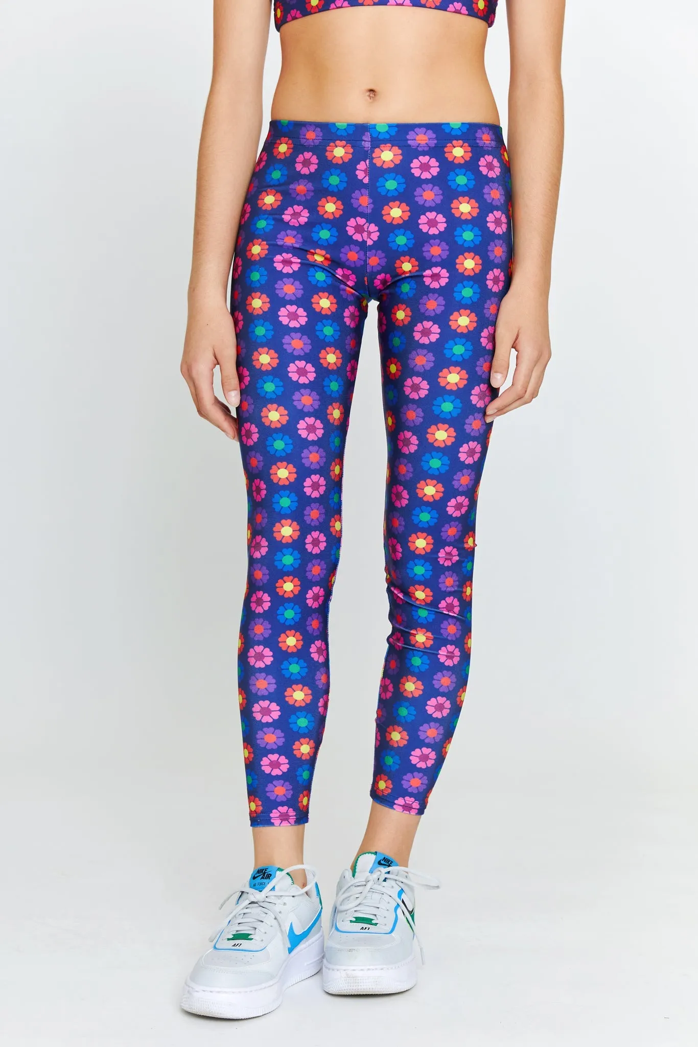 Kids Leggings in Heart Floral