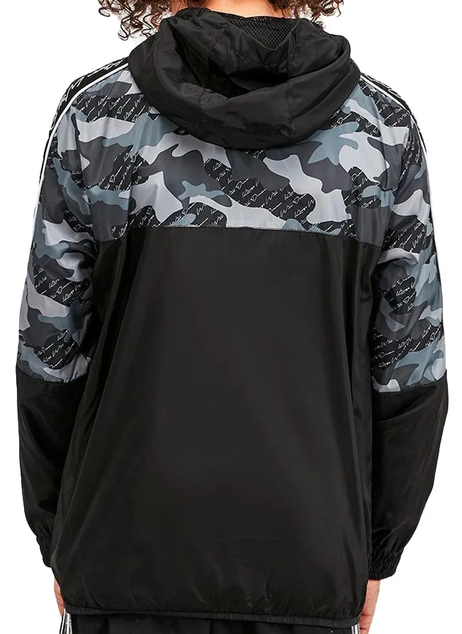 Kings Will Dream Kids Alfa Windbreaker Black Reflective Grey