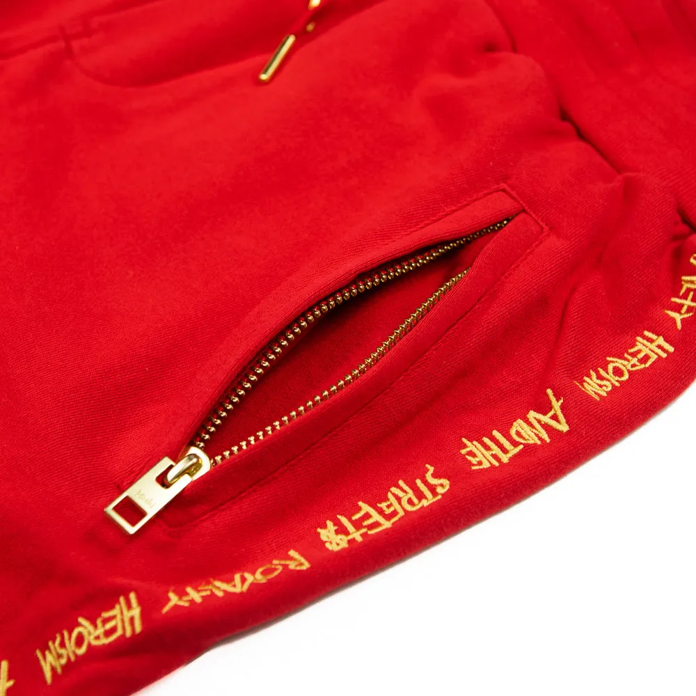 Ksubi 23 Restore Trak Pant (Red/Metallic Gold)