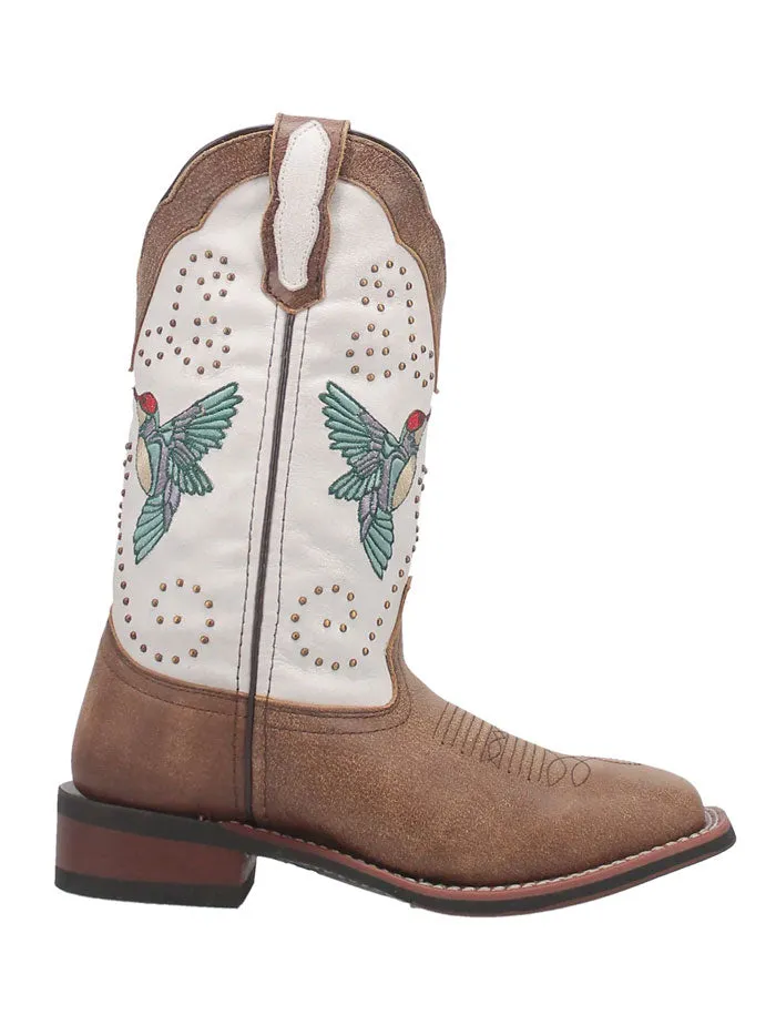 Laredo 5900 Womens Brillant Hummingbird Leather Boot Tan And White