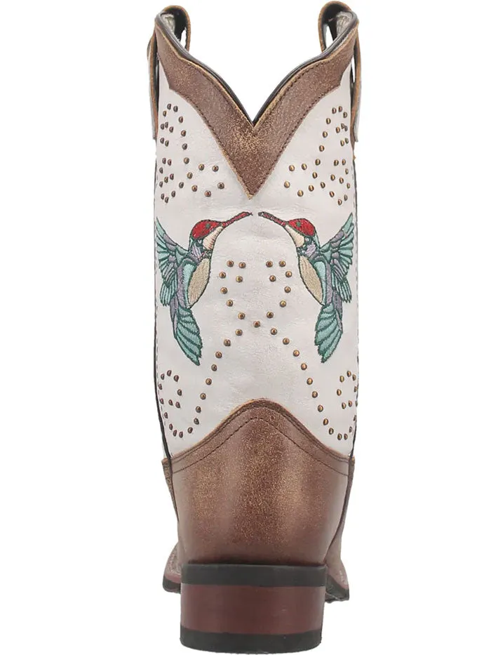 Laredo 5900 Womens Brillant Hummingbird Leather Boot Tan And White