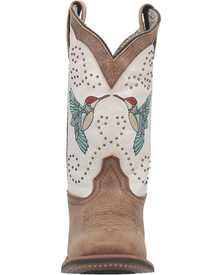 Laredo 5900 Womens Brillant Hummingbird Leather Boot Tan And White