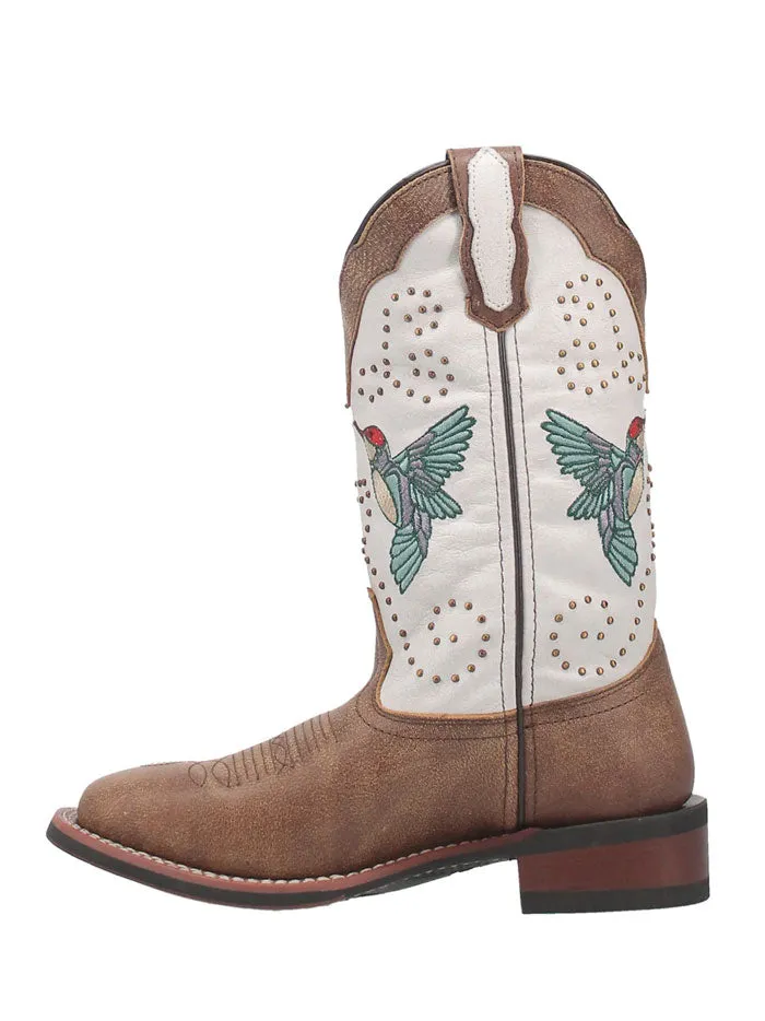 Laredo 5900 Womens Brillant Hummingbird Leather Boot Tan And White