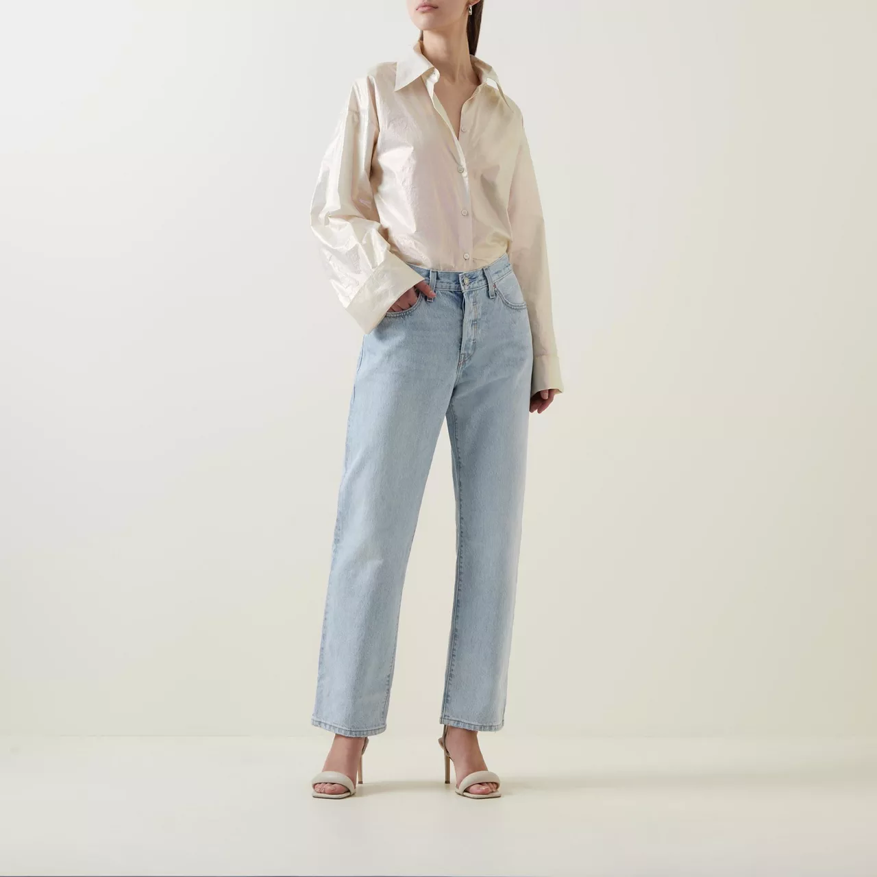 LEVIS 90s 501® Straight Leg Jeans - Light Blue