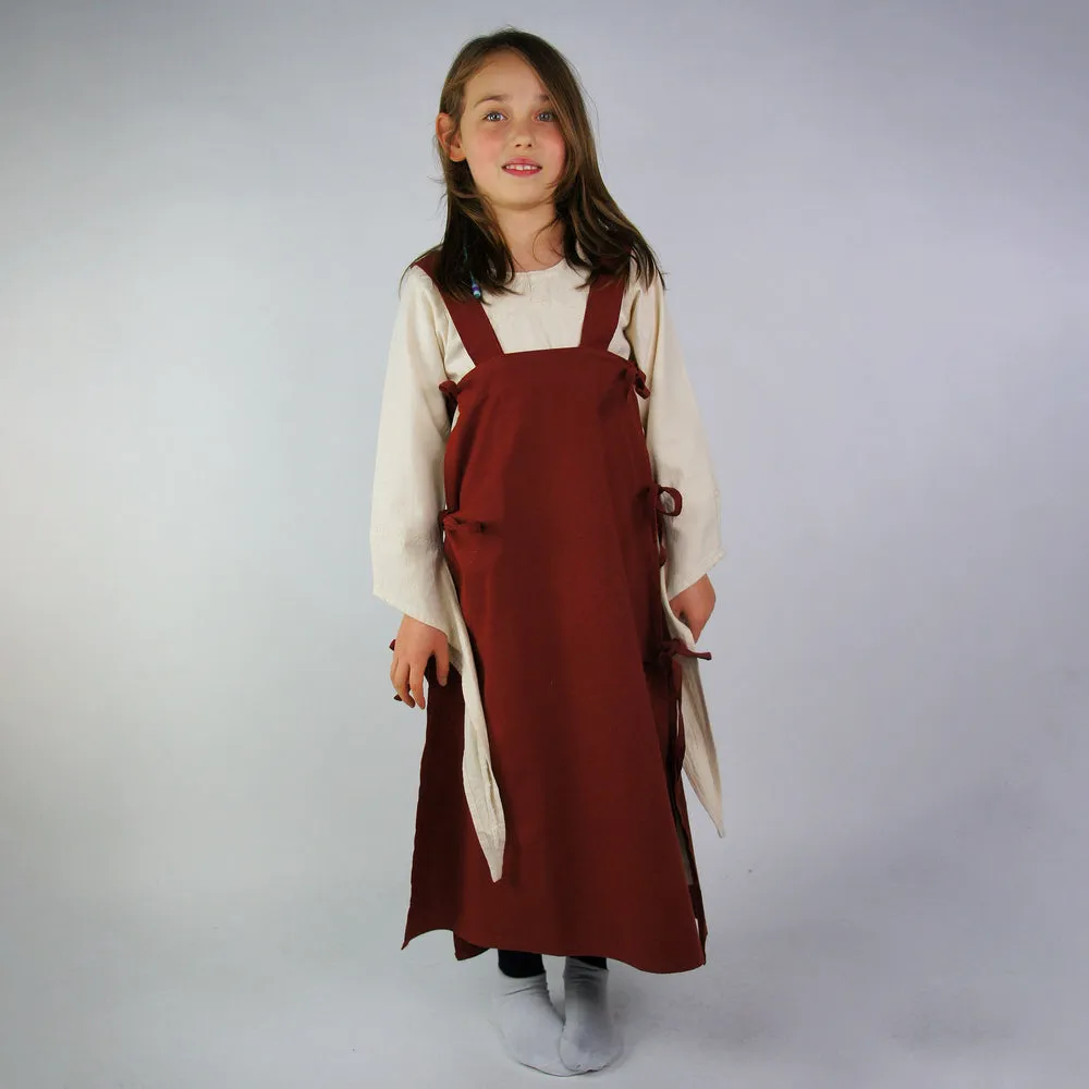 Little Shieldmaiden's Red Overdress