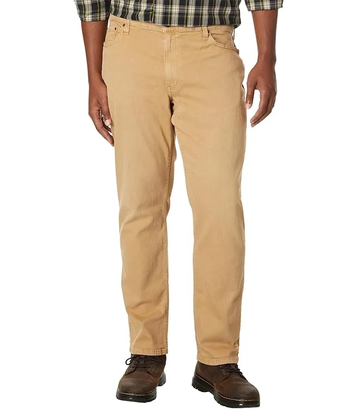 L.L.Bean BeanFlex Jeans Standard Fit in Katahdin Brown