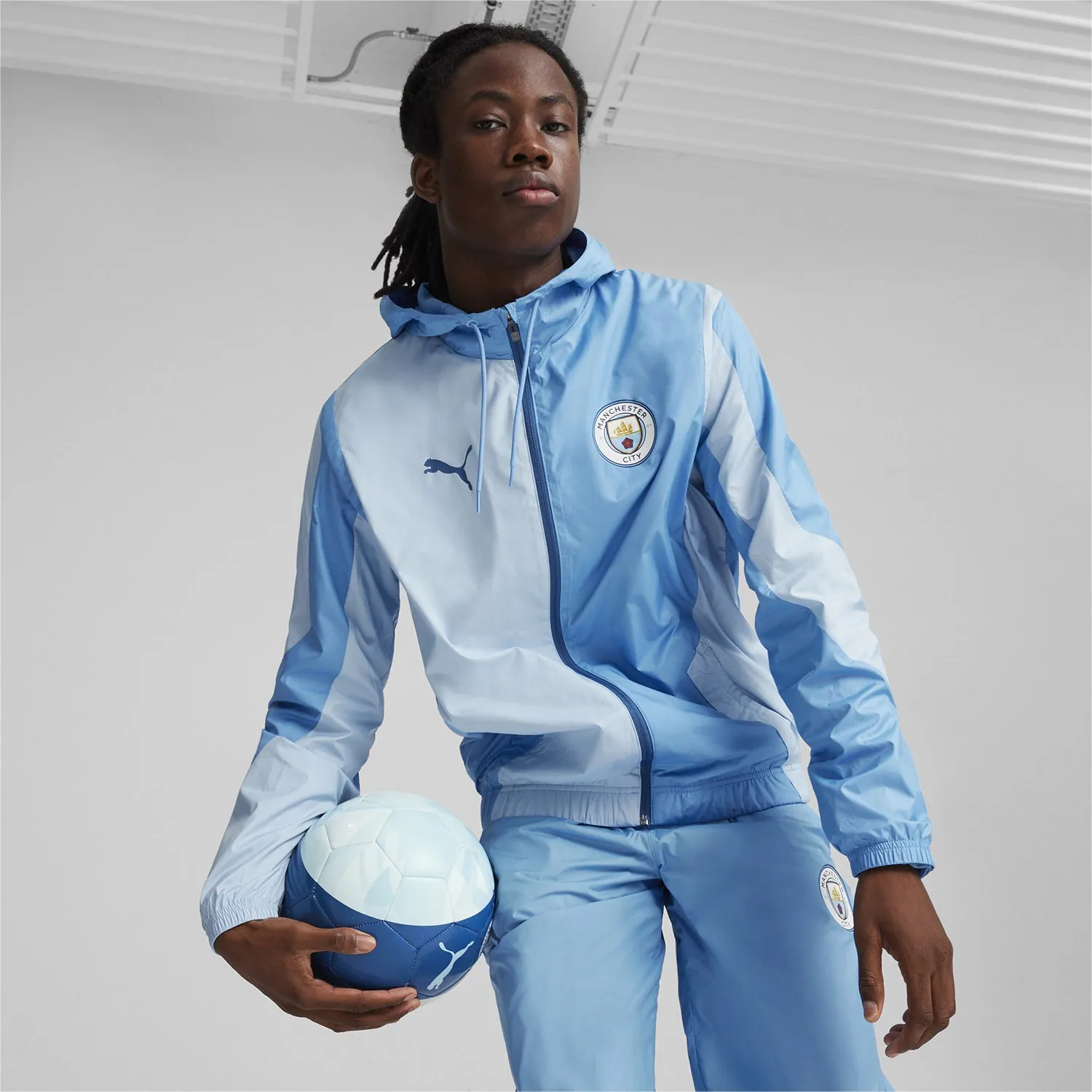 Manchester City Woven Anthem Jacket - Mens