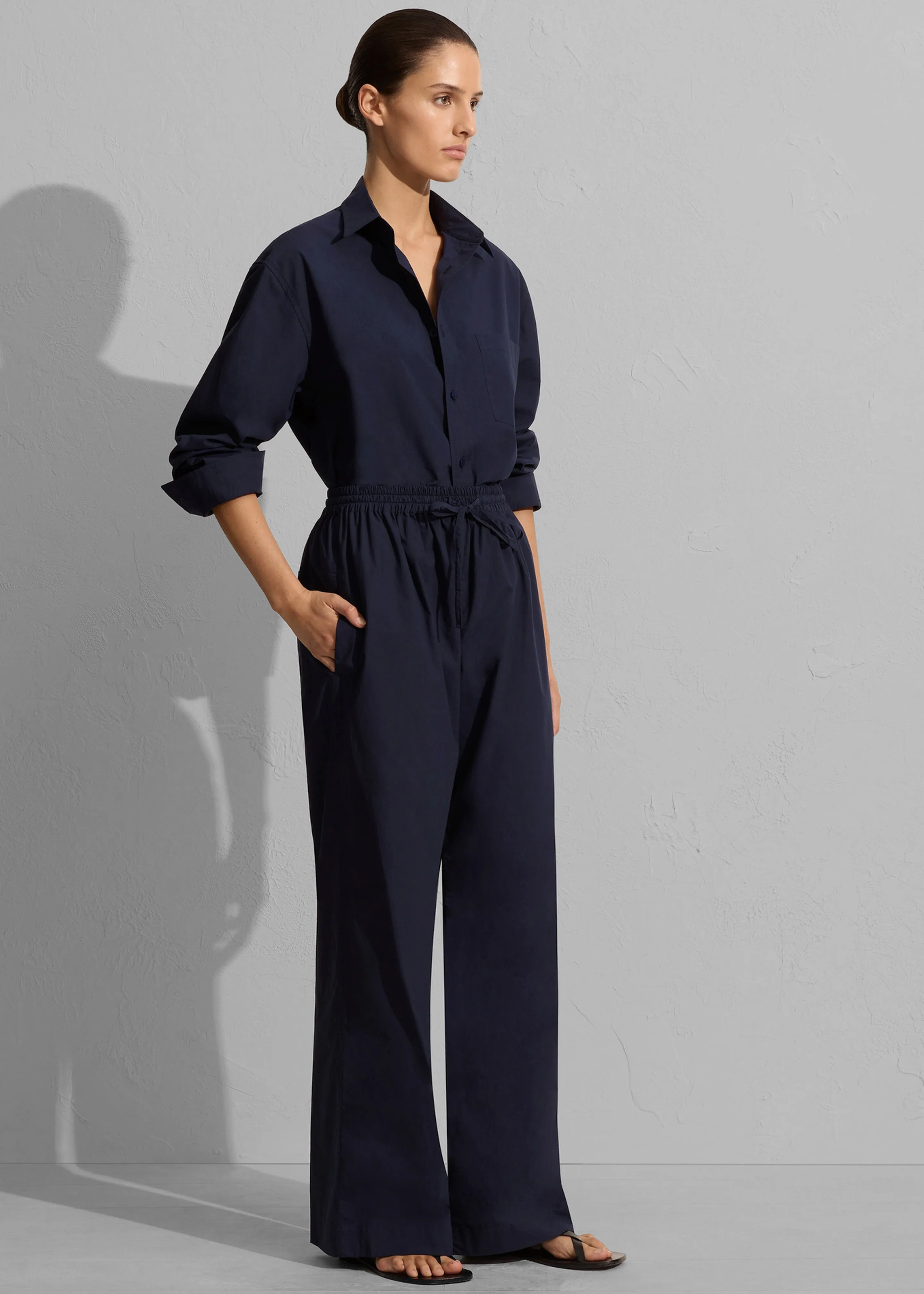 Matteau Relaxed Pant - Navy