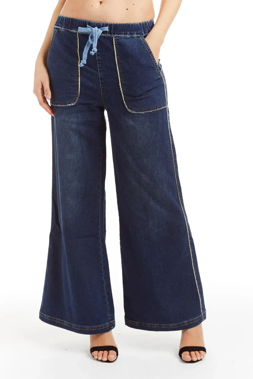 Mid Rise Lounge Pant - Dark Indigo