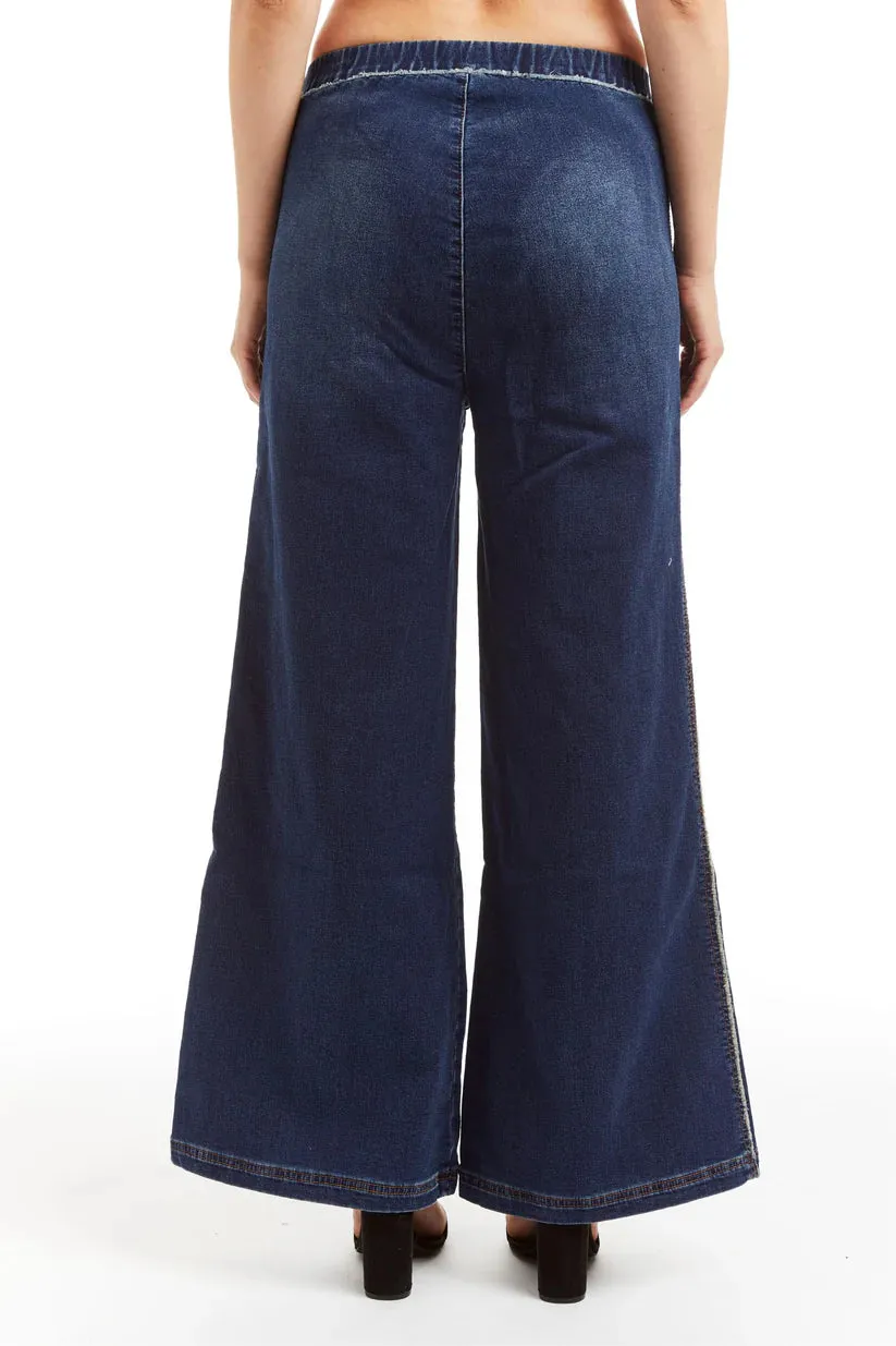 Mid Rise Lounge Pant - Dark Indigo