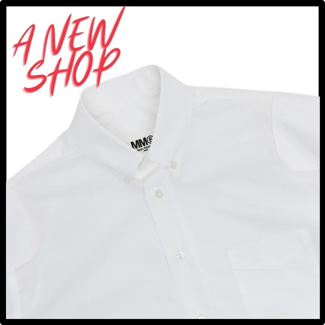 MM6 Maison Margiela  |Plain Cotton Shirts & Blouses