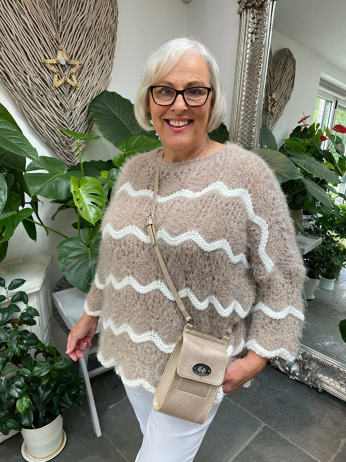 Mocha Luxury Fluffy Jumper Sharon