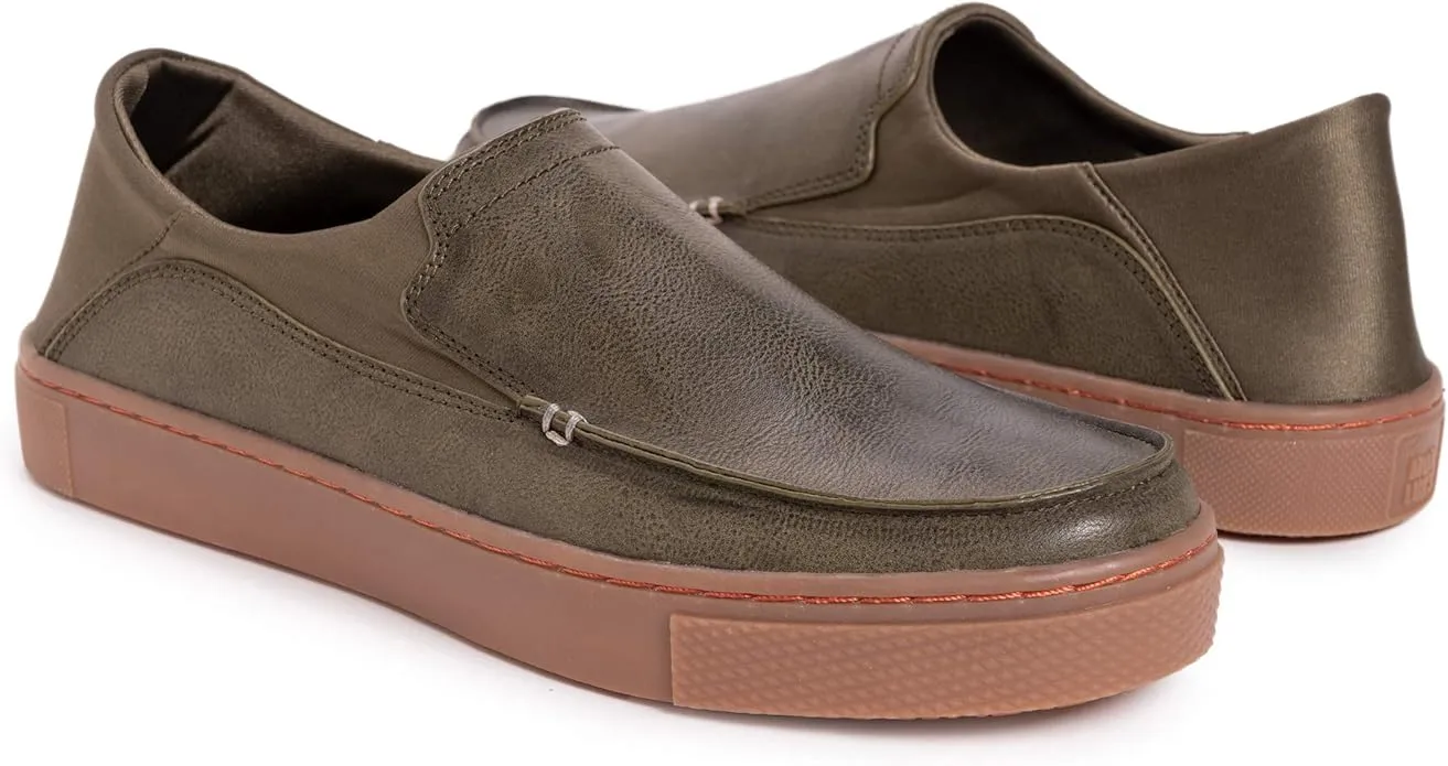 MUK LUKS Men's Park Place Sneaker-Denim Loafer