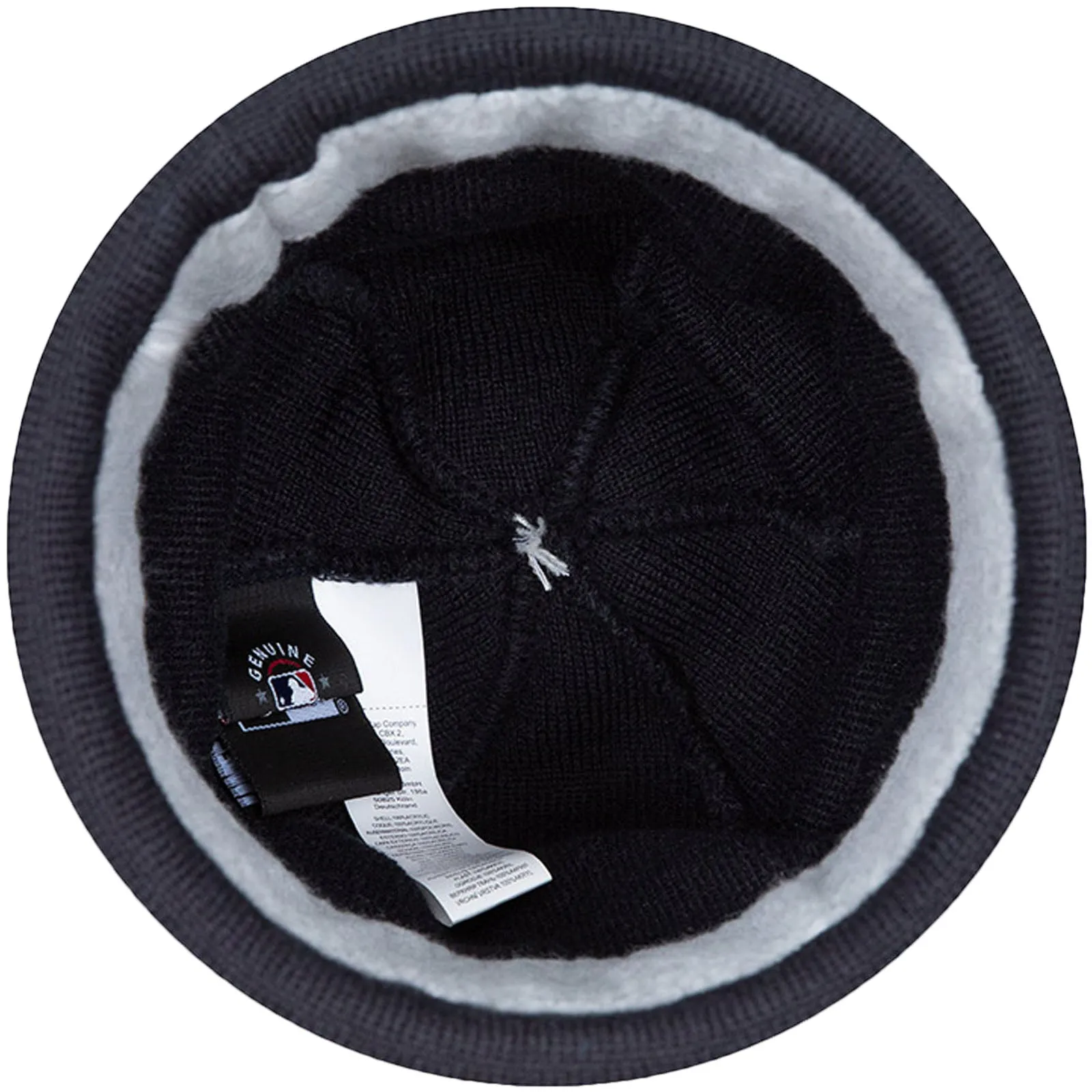 New Era New York Yankees Jake Cuff Knitted Bobble Hat - Blue