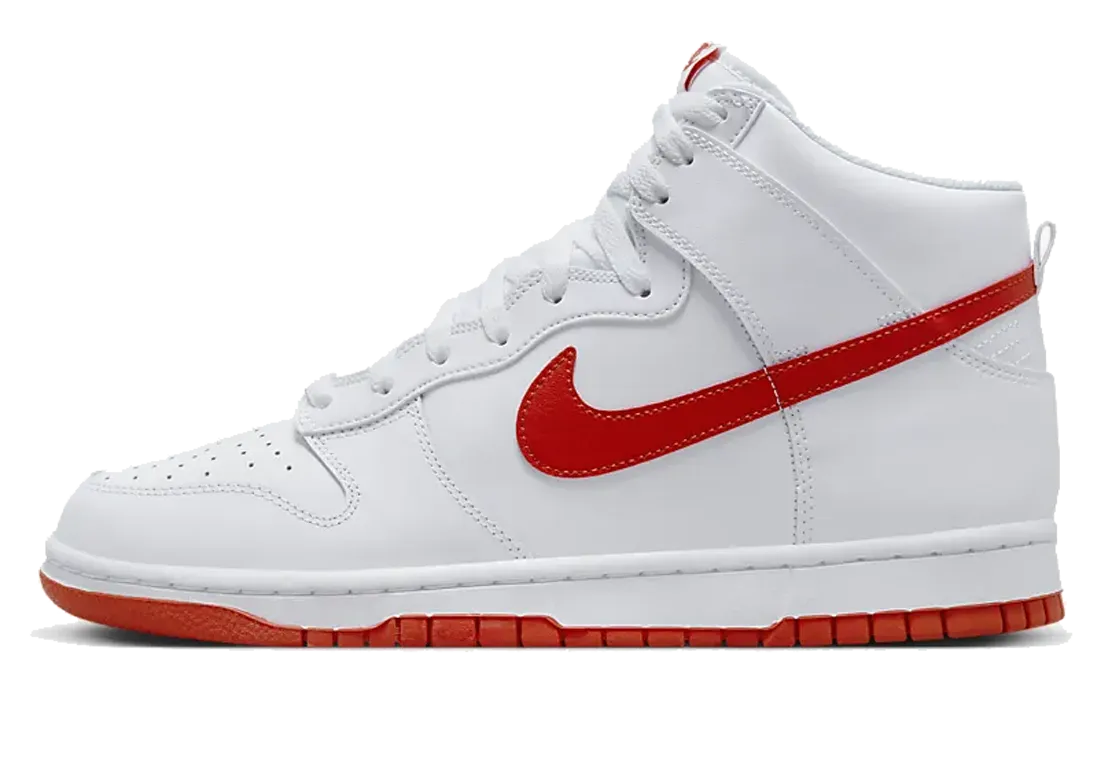 Nike Dunk High 'White Picante Red'