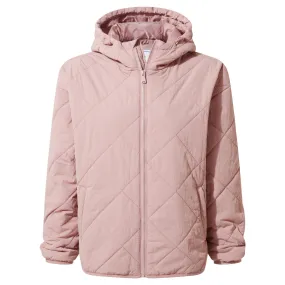 Orford Womens Hooded Padded Jacket - Faded Pink