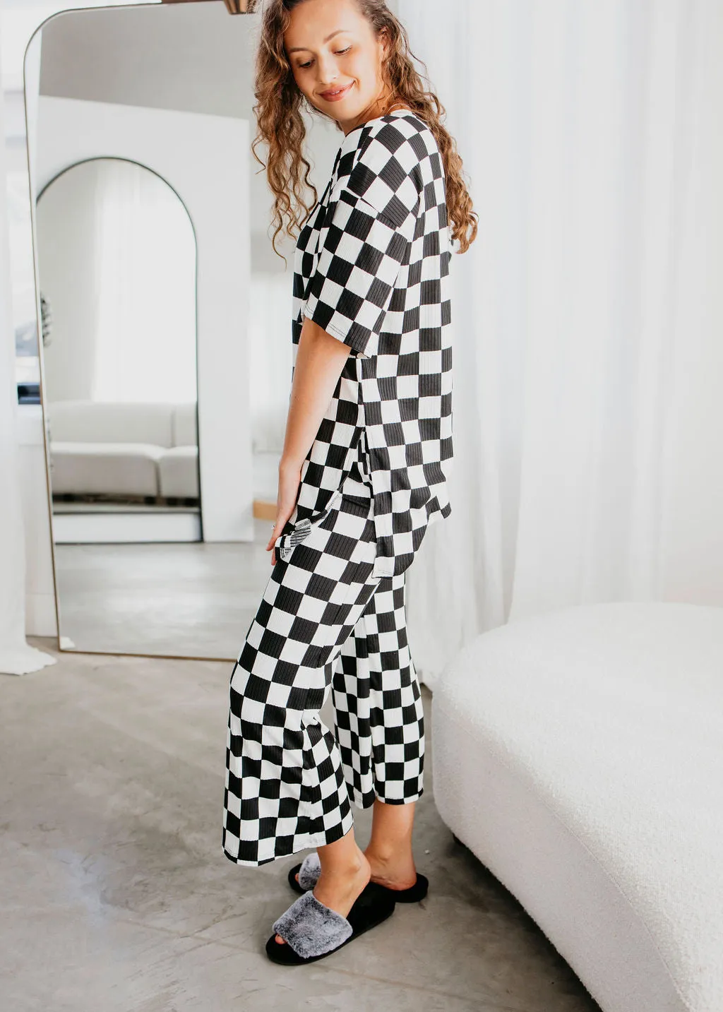 Orion Checkered Pant Set