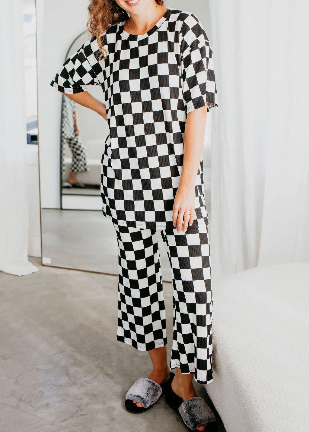 Orion Checkered Pant Set