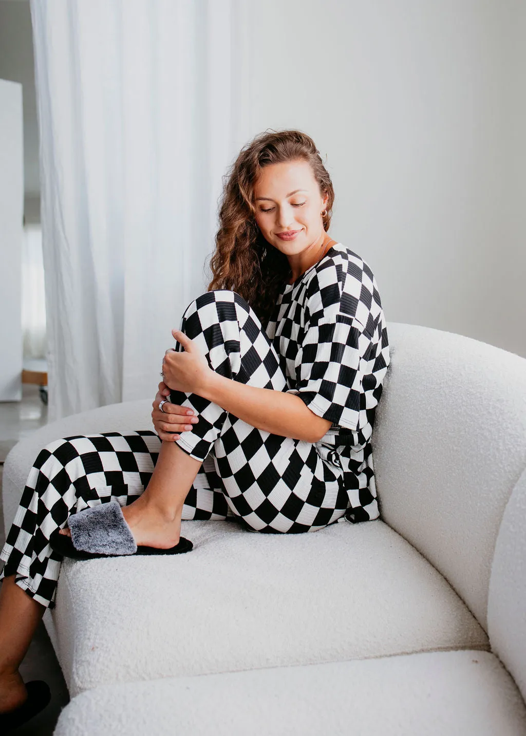 Orion Checkered Pant Set