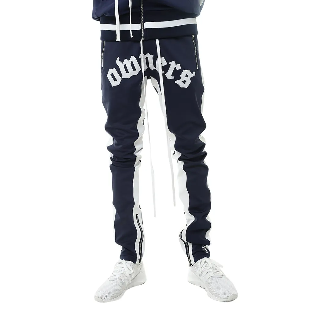 Own The Team Double Stripe Track Pant Navy