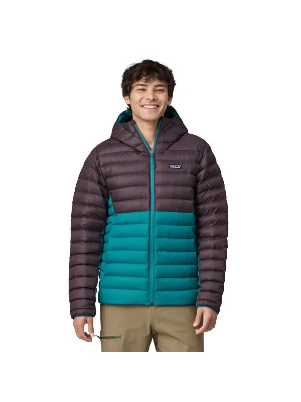 Patagonia Men's Down Sweater Hoody :  Belay Blue