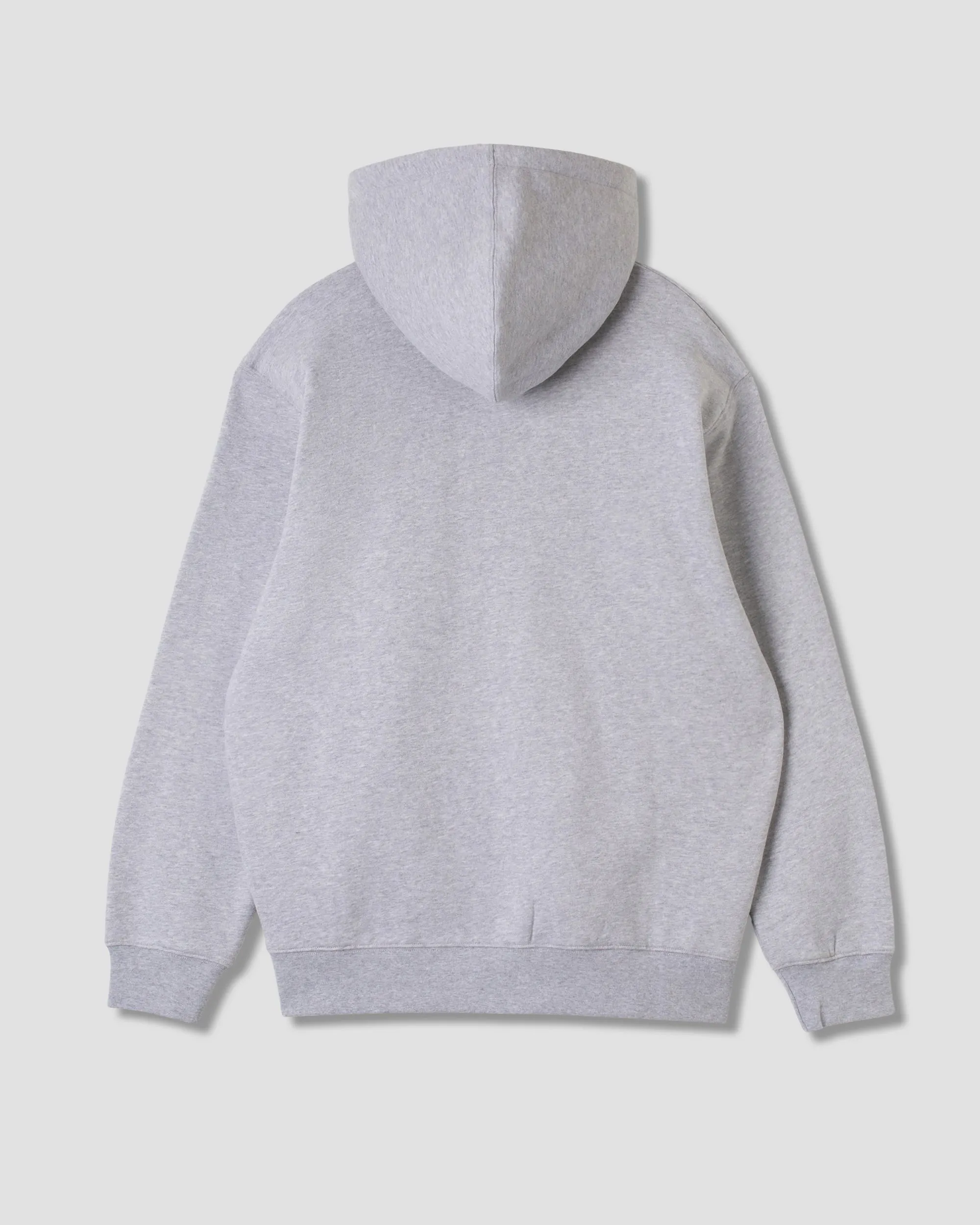 Patch Zip Hood (Grey Marl)