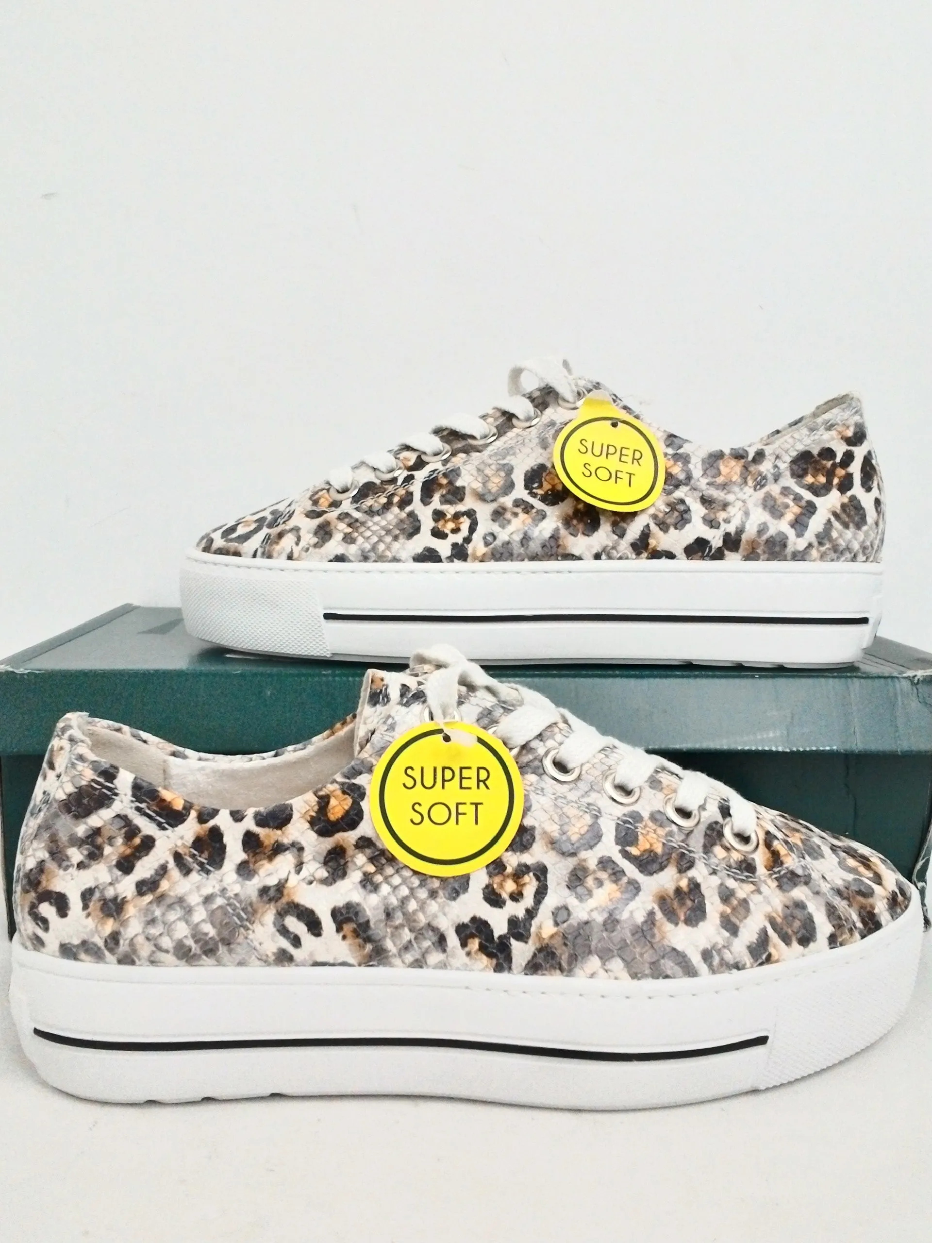 Paul Green Women's Bixby Sneaker Wild Leopard Size 8.5 (US), 6 (UK)