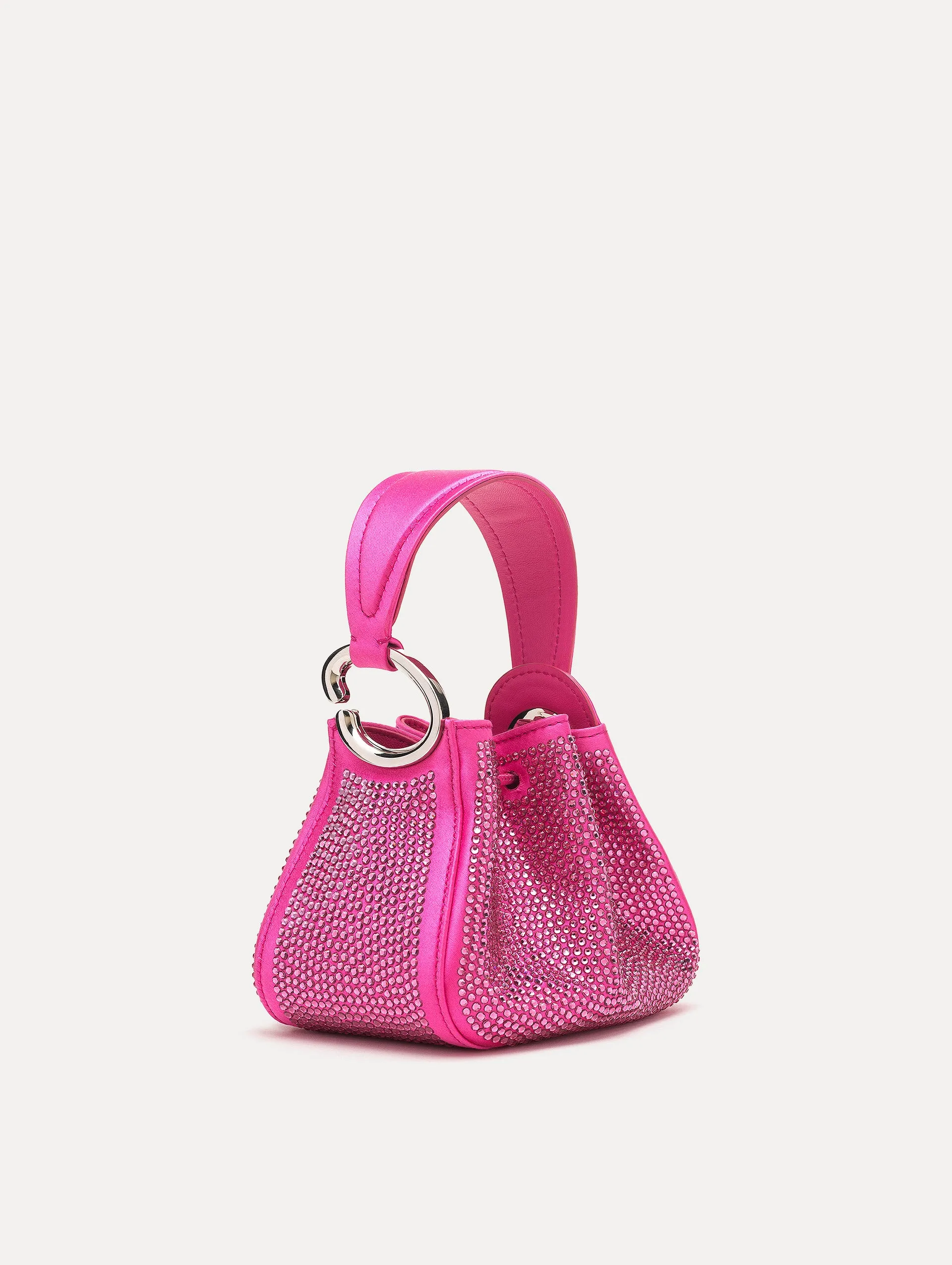 Pavé Crystal Nano O Handle Bag