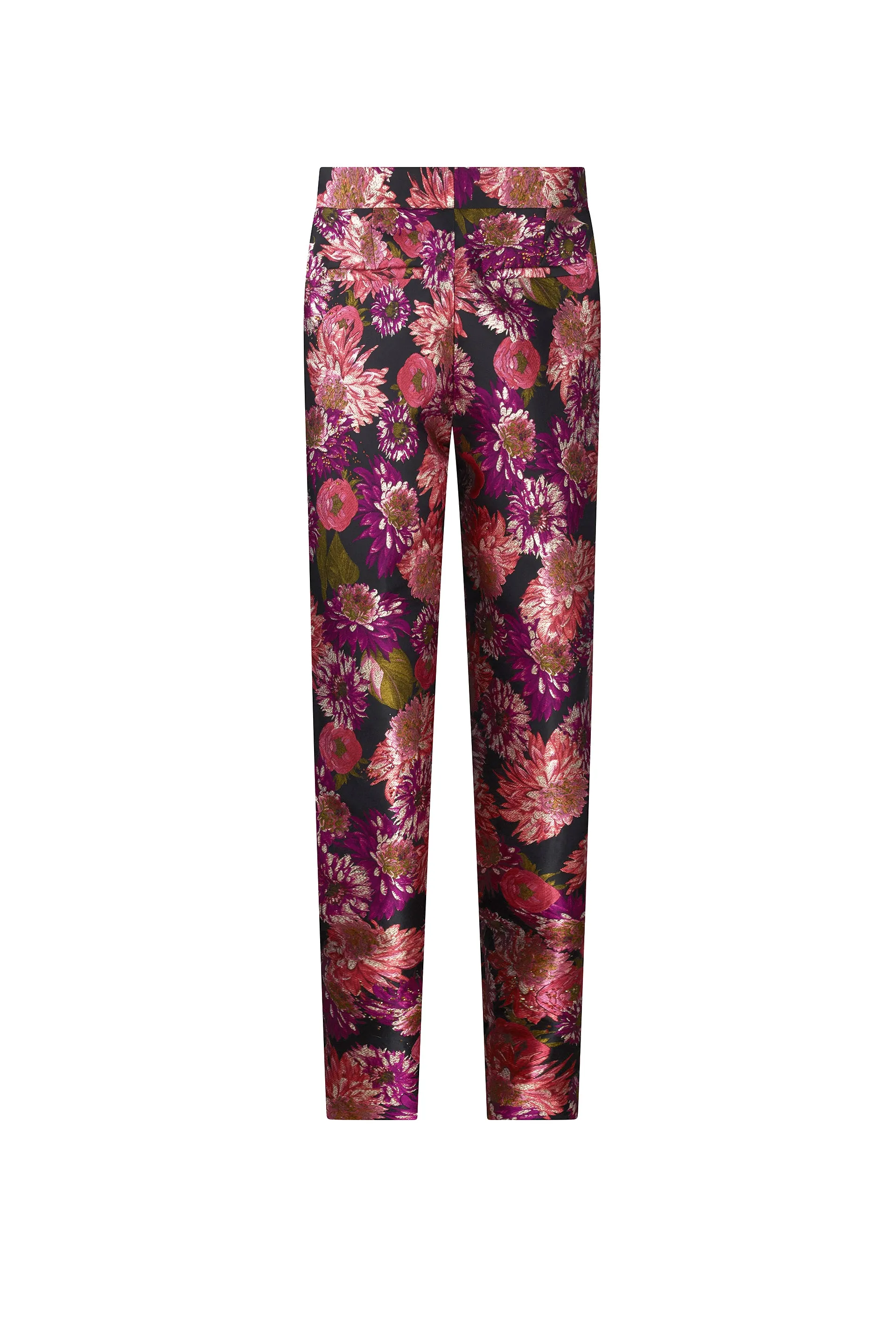 'PINK WISH JACQUARD' CIGARETTE PANT