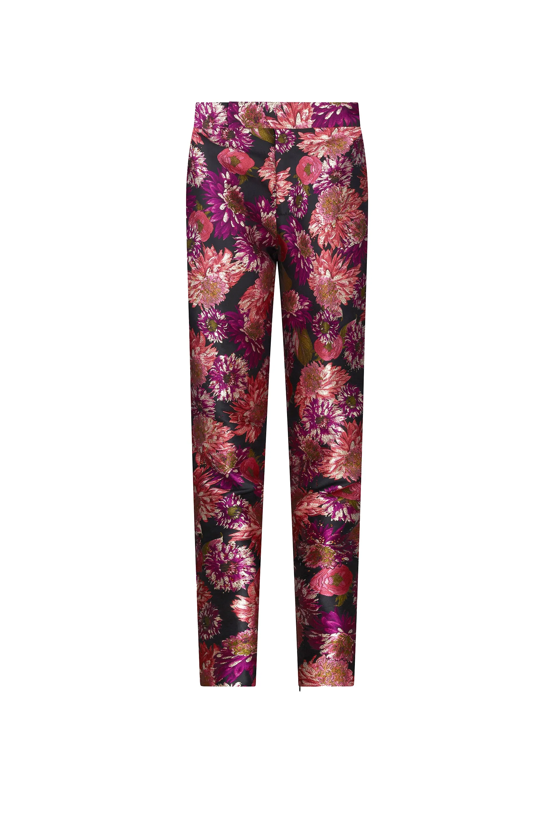 'PINK WISH JACQUARD' CIGARETTE PANT