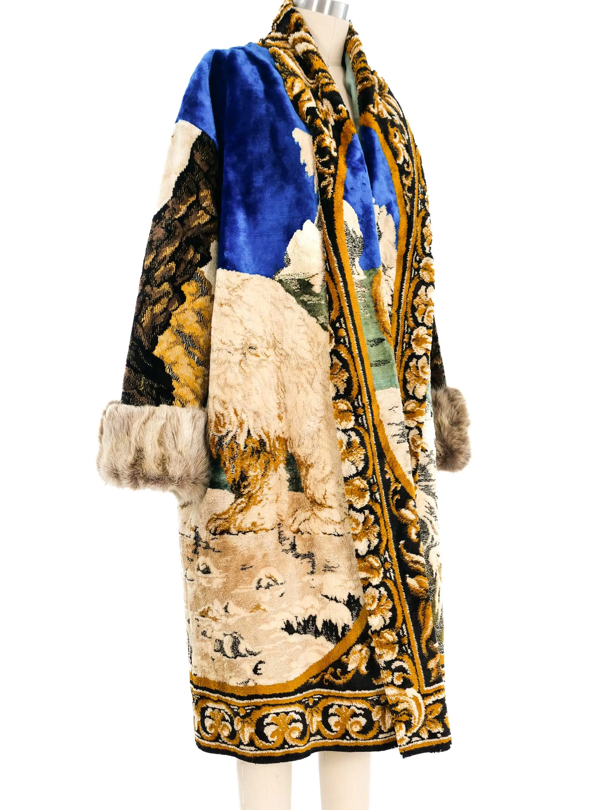 Polar Bear Tapestry Coat