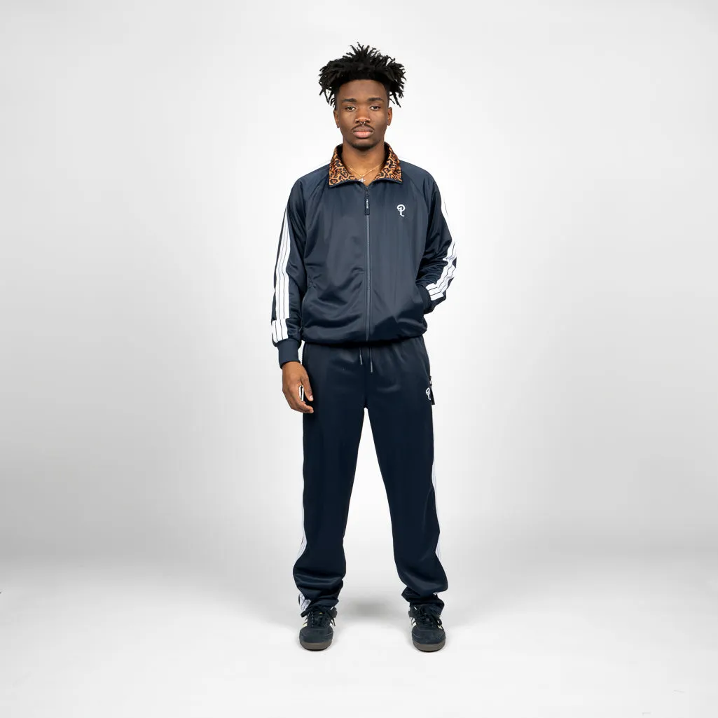 Politics Track Pant - Navy/White