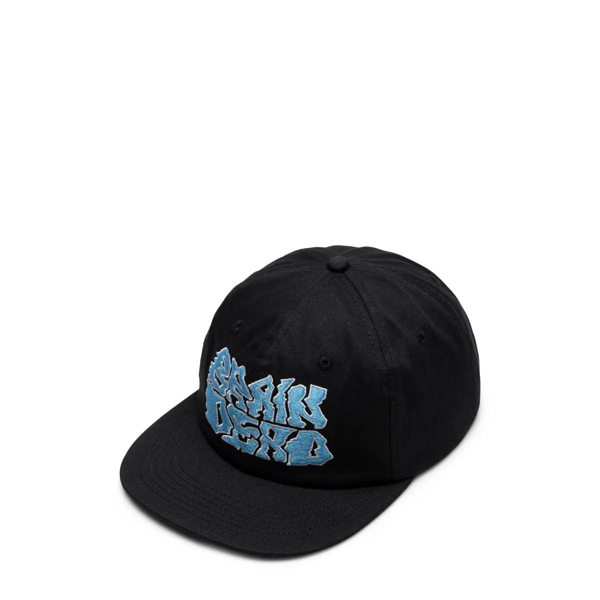 PREHISTORIC TWILL SIX PANEL HAT Black