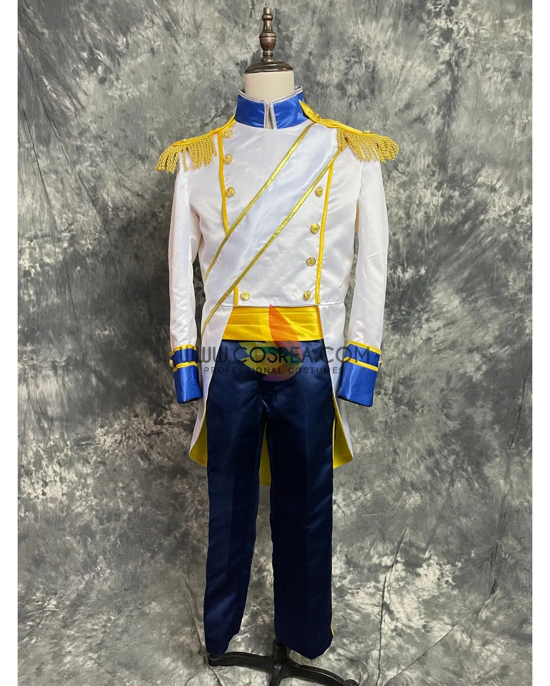 Prince Eric Little Mermaid Satin Version Cosplay Costume