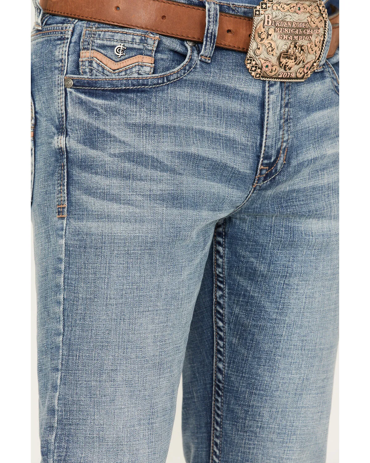 Product Name:  Cody James Men's Manning Light Wash Slim Boot Stretch Denim Jeans