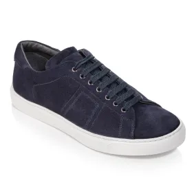 Quintin Blue Suede Sneaker